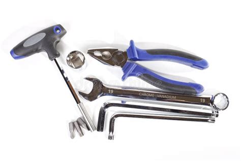 Chrome- Und Vanadium-Werkzeuge Stockbild - Bild von einstellen, hoch ...