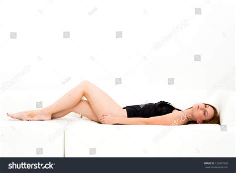 Sensual Woman Lingerie On Sofa Stock Photo Shutterstock