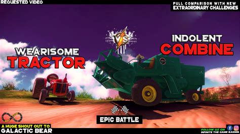 Off The Road Combine Vs Tractor Epic Battle Open World Driving Otr