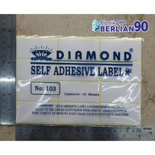 Jual Label 103 Sticker Undangan 3 X 6 4 Cm Label Kertas Stiker