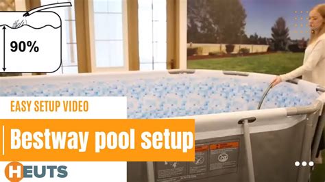 Bestway Pool Setup Power Steel Pool Oval Ovale Bestway Power Steel