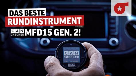 Neu Rund Leistungsstark CANchecked MFD15 GEN 2 Das Beste