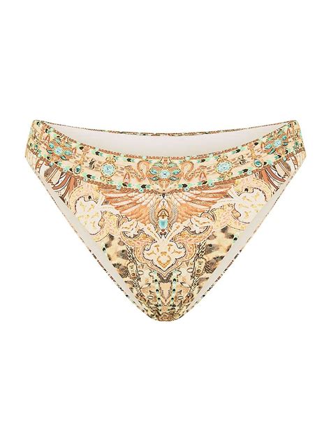 Camilla Printed High Leg Bikini Bottom The Throne Room Editorialist