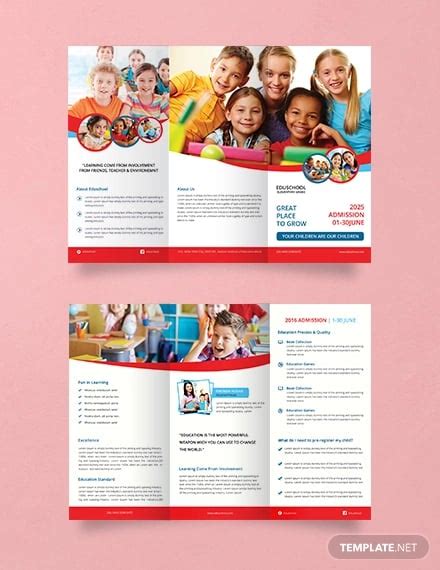 43+ School Brochure PSD Templates & Designs