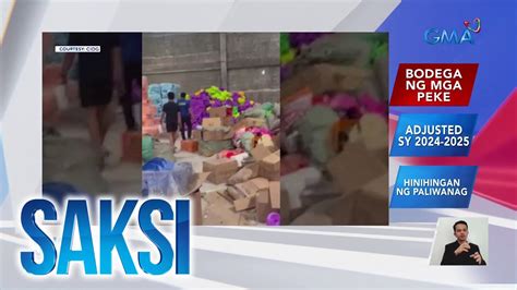 Saksi Part 2 Bodega Ng Mga Pekeng Produkto Baha At Pagguho Ng Lupa