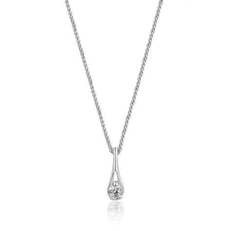 18 Platinum 070ct Diamond Necklace Womens From Avanti Of Ashbourne Ltd Uk