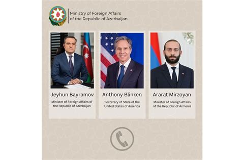 Baku Yerevan Discuss Blueprint For Peace In Us Organized Trilateral