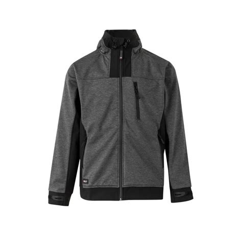 Giacca Zip Lunga Con Cappuccio Da Lavoro Softshell Multitasche Velilla