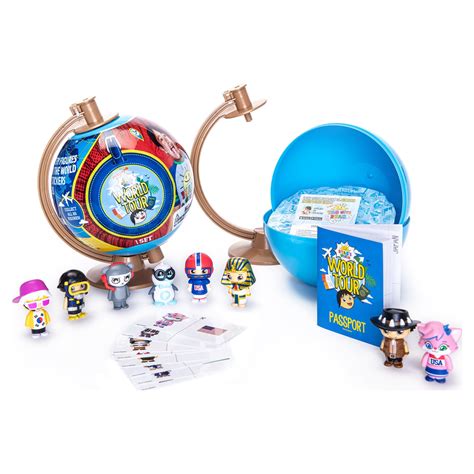 Ryan's World Tour Globe Playset with Collectible World Tour Surprises ...