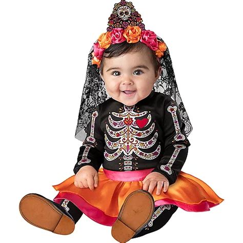 Baby Sugar Skull Sweetie Costume | Party City