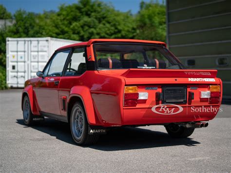 1976 Fiat 131 Abarth Rally Stradale Open Roads June Rm Online Only