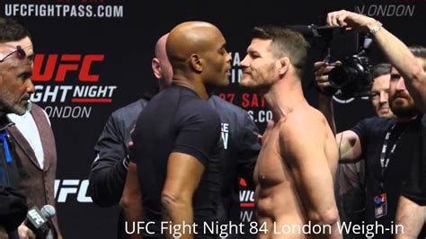 Ufc Fight Night London Anderson Silva Vs Michael Bisping Weigh In