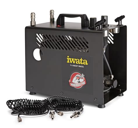 Iwata Power Jet Pro 110 120V Airbrush Compressor Anest Iwata Medea Inc