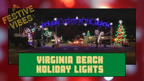 Holiday Lights On The Boardwalk Virginia Beach Virginia Beach