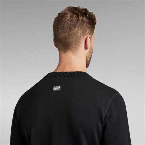 Classic Sport R Knitted Top Schwarz G Star Raw® De