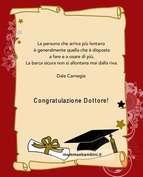 Biglietto Congratulazioni Laurea Con Frase Mamma E Bambini