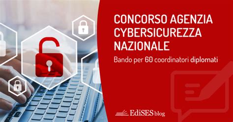 Concorso Agenzia Cybersicurezza Bando Diplomati