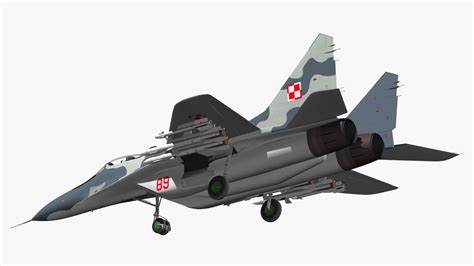 Mig 29 Fulcrum 3d Model 47 Blend Fbx Max Obj Free3d