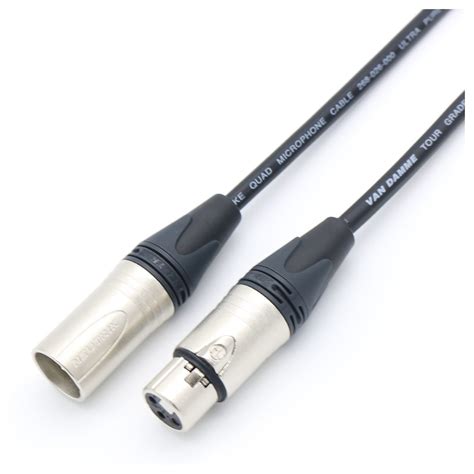 Van Damme Tour Grade Classic XKE Starquad Microphone Cable 30m At