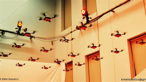 Nano Quadrotor Swarm Hints At The Robotic Air Force Of The Future The