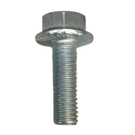Full Thread Hot Rolled Mild Steel Hexagonal Flange Bolt For Hardware Fitting Size Mm At