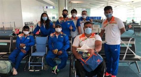 First batch of Indian athletes arrive in Tokyo for Paralympics - Sports ...