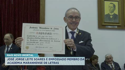 José Jorge Leite Soares é empossado membro da Academia Maranhense de