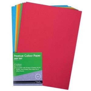 Project Paper Bright A Gsm Assorted Sheets B Caxton Books