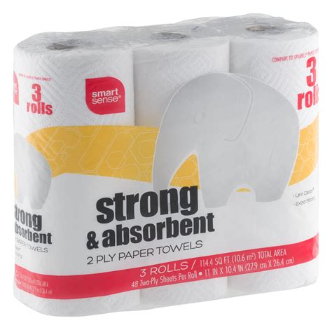 Smart Sense Strong Absorbent Ply Paper Towels Ct Shop Your