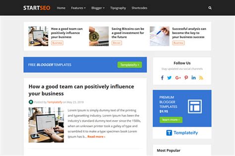 100 Work Template Blogger Responsive Seo Friendly Gratis