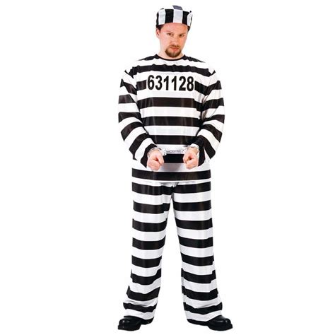 Jailbird Costume for Men | Party Expert