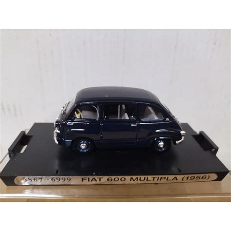 FIAT 600 MULTIPLA 1956 CARABINIERI 1 43 DeAGOSTINI BRUMM R309 BCN