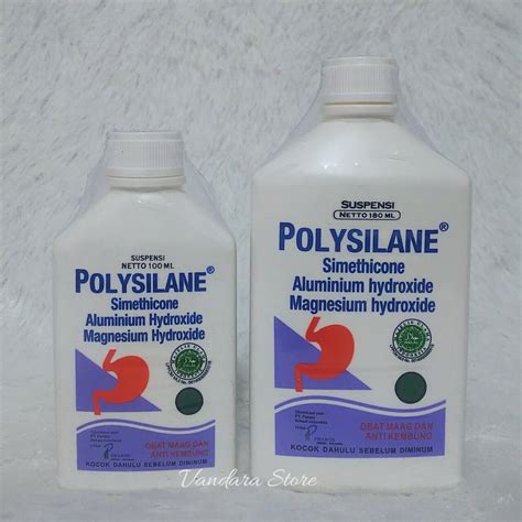 Jual Polysilane Suspensi 100ml 180ml Polysilane Cair Obat Maag