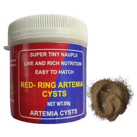 Red Prawns Osi Artemia Brine Shrimp Eggs 50 GRAM For Fish Breeding