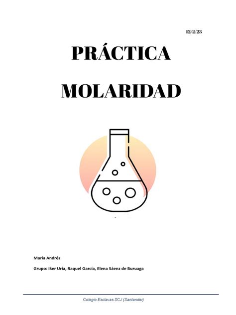 4 Práctica Molaridad Y Práctica ácidos Base Pdf Ph Ácido