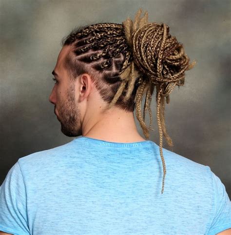 60 Brilliant Braided Buns For Men • Double The Style 2021