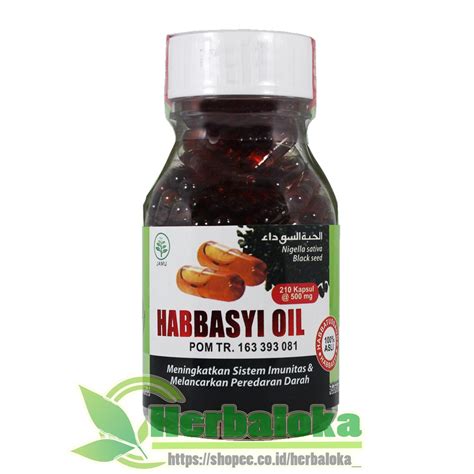 Habbasyi Oil Murni Kapsul Habbatussauda Shopee Indonesia