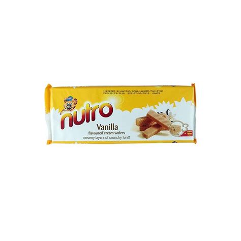 Nutro Flavoured Cream Wafers 75g Vanilla Hasmart