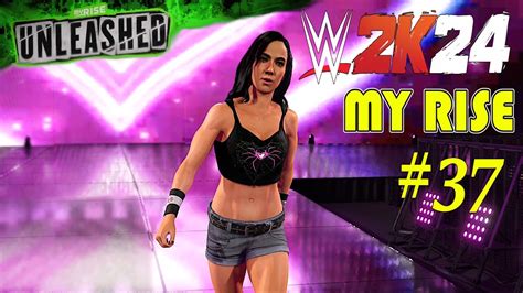 WWE 2K24 A J Lee Story WWE 2K24 MY RISE PART 37 YouTube