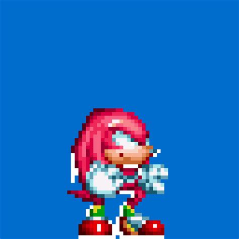 Sonic Mania R3imagined Knuckles Victory Animation by LukeAural on ...