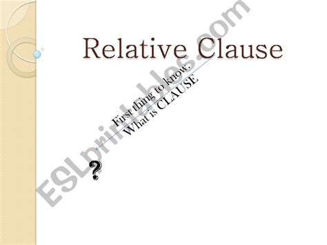 Esl English Powerpoints Relative Clauses 7920 Hot Sex Picture