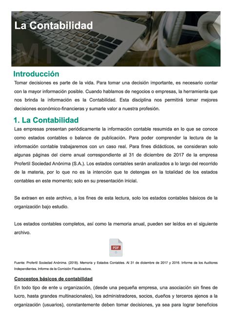 Modulo Lectura Contabilidad Basica Y De Gestion Contabilidad