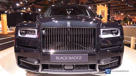 2020 Rolls Royce Cullinan Black Badge Exterior Walkaround 2020 Brussels Motor Show Youtube