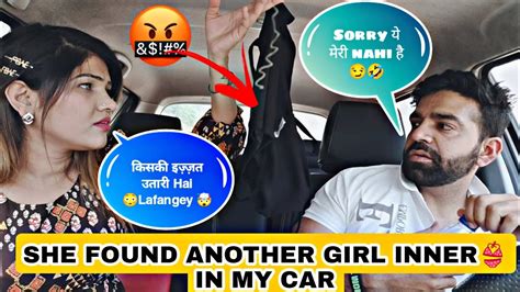 She Found Another Girl Inner👙in My Car🤪ll Epic Reaction🤣 Prank Prankonwife Youtube