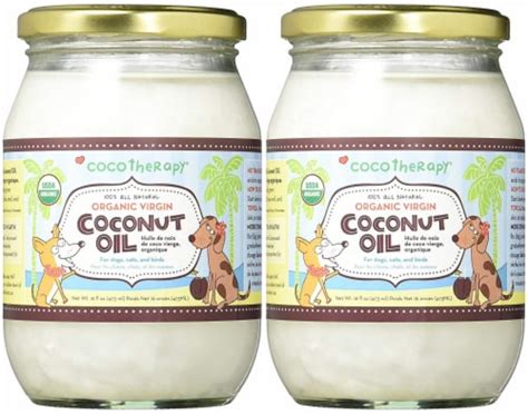 2 Pack Cocotherapy Organic Virgin Coconut Oil 16 Oz For Pets 1 Kroger