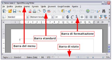 L Interfaccia Di Writer Apache OpenOffice Wiki