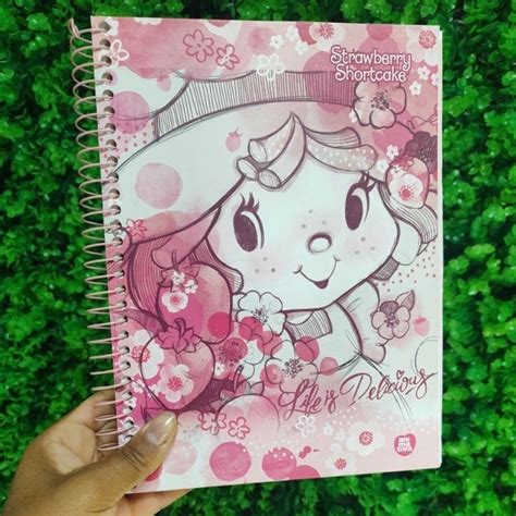 Caderno Moranguinho Com Cheiro Antigo - Caderno Moranguinho Com Cheiro de Morango Caderno Colegial 1 Matéria 80 ...
