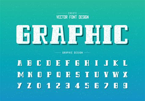 Texture Bold Font And Alphabet Vector Script And Number Design