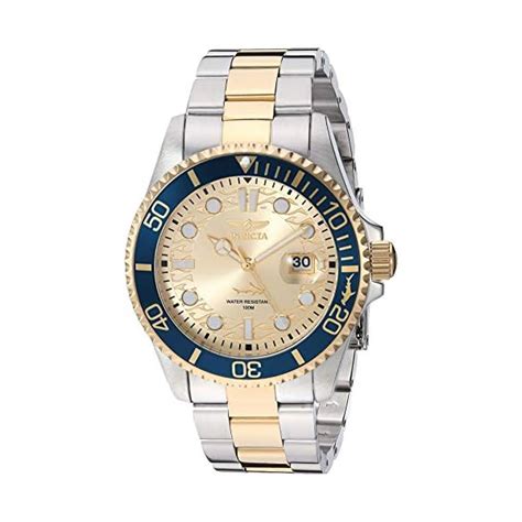 𝗢𝗙𝗘𝗥𝗧𝗔 Invicta Relógio masculino de quartzo Pro Diver Dois tons