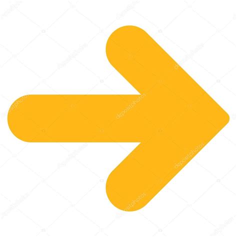 Yellow Arrow Icon